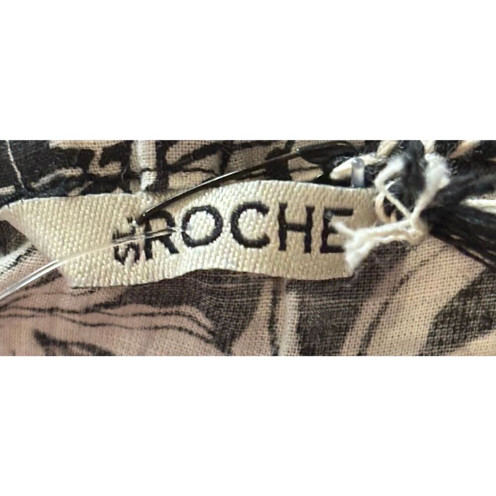 St. Roche Flowy The Woodrow Top Black/White Floral Nwot Size Small — image 3 of 4